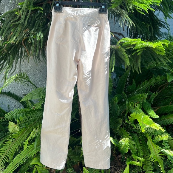 Katharine Hamnett Denim Straight-Leg High-Waist Pants | 100% Cotton | Small - Picture 8 of 13